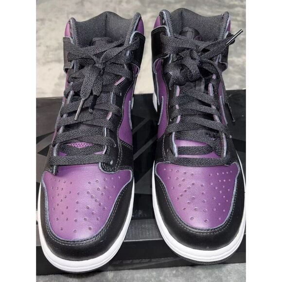 Nike Dunk High x Fragment Design DJ0382-600 Unisex M9/W10.5 Wine Black Sneakers - Picture 2 of 11